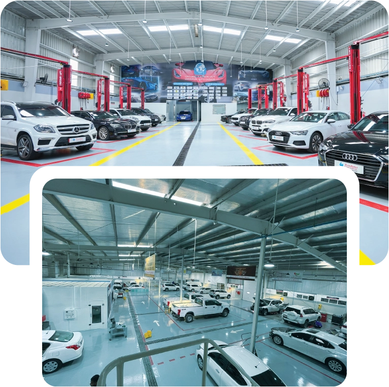 Premium car service center in Abu Dhabi