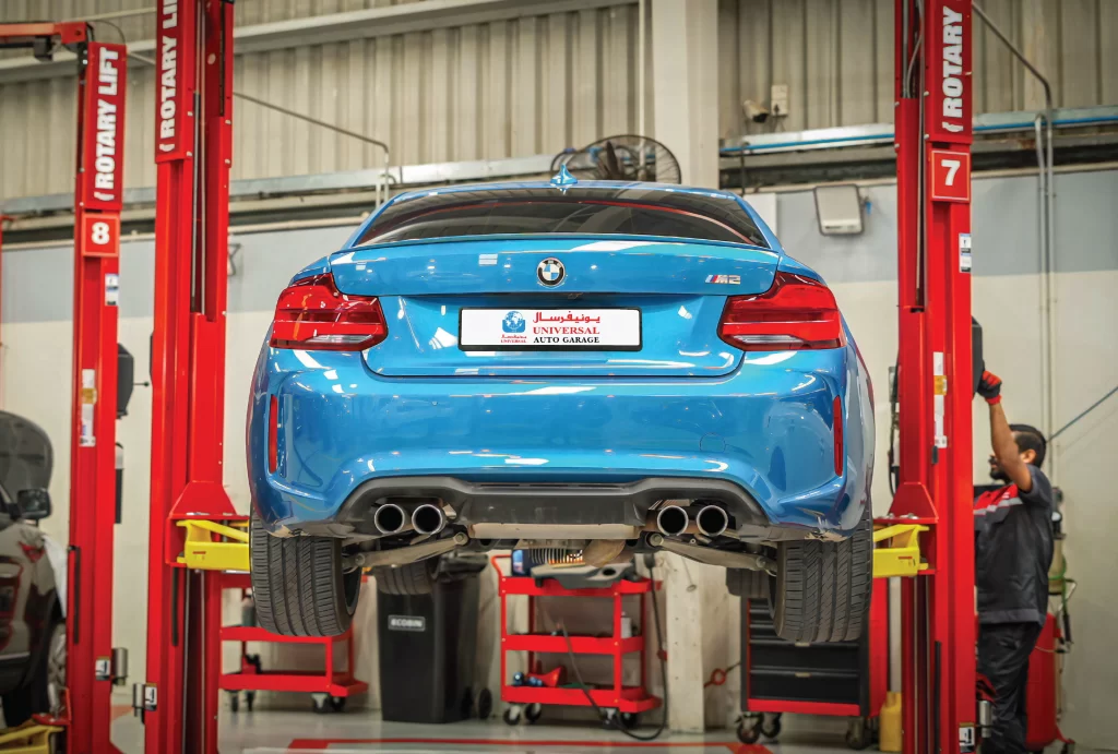 BMW Service Repair Maintenance in Abu Dhabi - Universal Auto Garage