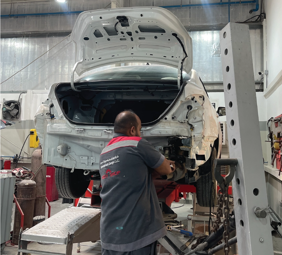 Car chassis repair in Abu Dhabi