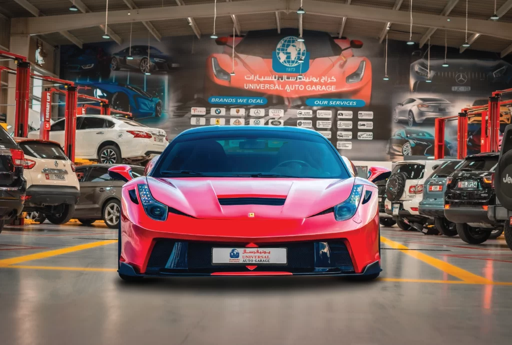 Trusted Ferrari repair service center in Abu Dhabi